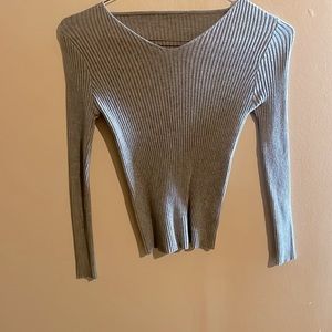 Small ribbed sweater